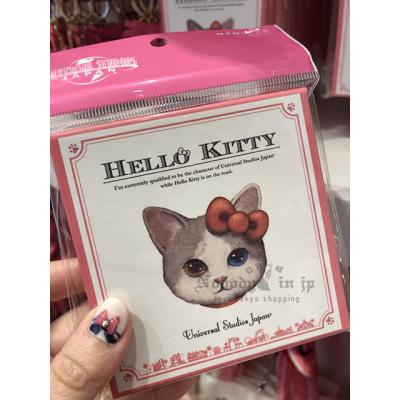 大阪環球限定kitty真貓版便條紙 預購