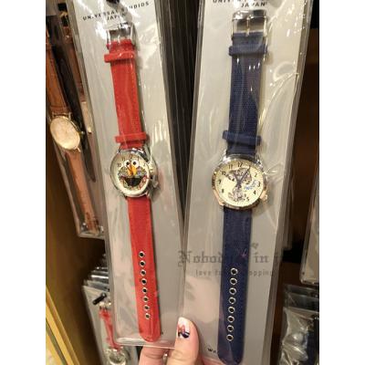 大阪環球限定芝麻街/史努比皮革手錶 預購