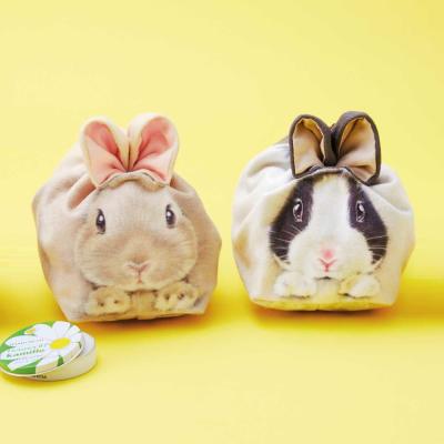 日本製貓部期限限定兔耳束口袋(小款) 預購