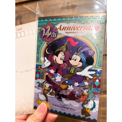 迪士尼樂園sea14周年紀念限定明信片 特價出清現貨原價100