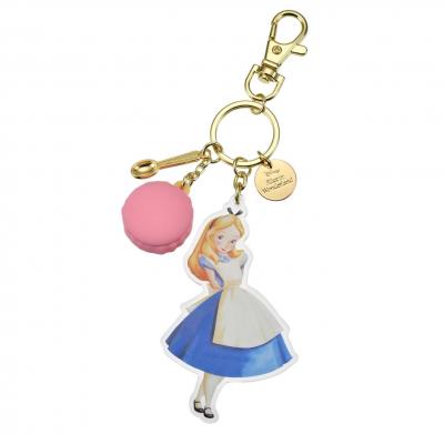 Disney STORE 愛麗絲甜蜜花園特集 水彩風瑪卡龍鑰匙圈-7月初出貨 預購