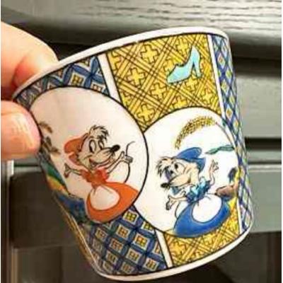 迪士尼通販日本製九谷燒陶瓷茶碗蒸沾醬陶瓷碗(VIP下標限定請勿自行下單)