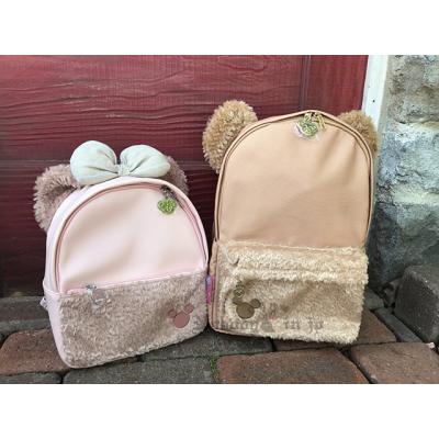 迪士尼樂園sea限定達菲&雪莉玫耳朵造型後背包-10月中出貨 預購