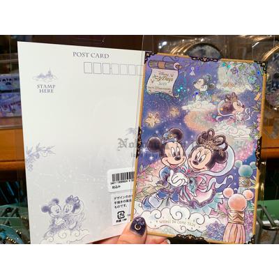 迪士尼樂園2019七夕限定米奇米妮明信片 現貨特價出清原價100