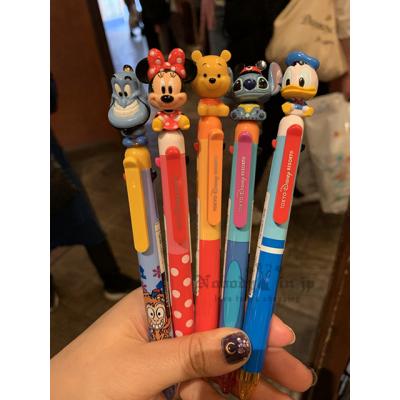 迪士尼樂園維尼/米妮/唐老鴨/史迪奇搖頭三色原子筆-10月中出貨 預購