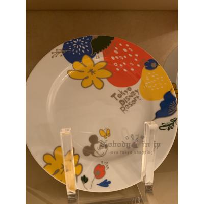 迪士尼樂園彩色花草鄉村米奇系列陶瓷盤-5月初出貨 預購