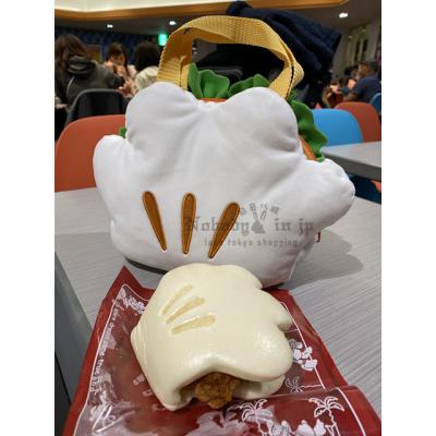迪士尼樂園仿園區食物系列米奇手刈包餐廳手提包-10月中出貨 預購