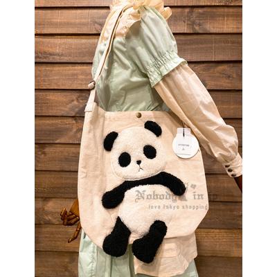 rivet & surge熊貓帆布可肩背斜背包 現貨特價出清原價1090