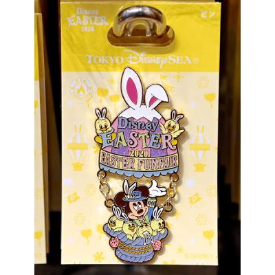 迪士尼樂園2020復活節烏沙皮歐Usa piyo兔耳小雞造型別針 現貨