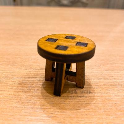 加藤真治DECOLE餐廳系列木製小圓凳 現貨