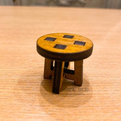 加藤真治DECOLE餐廳系列木製小圓凳 特價出清現貨原價120