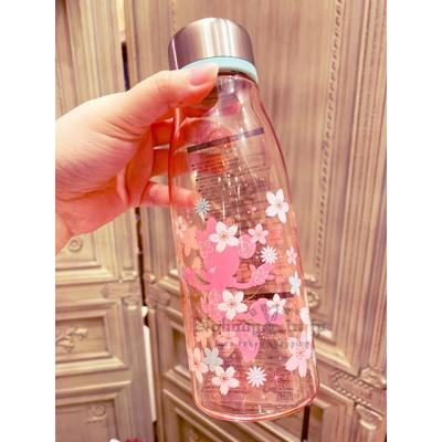 迪士尼樂園米妮粉色櫻花系列500ML冷水瓶 現貨特價出清原價699