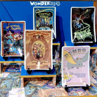 迪士尼樂園Wonder Collectables系列小飛象/樂雅/達菲/海龜六款一套迷你小盤組-2月底出貨 預購