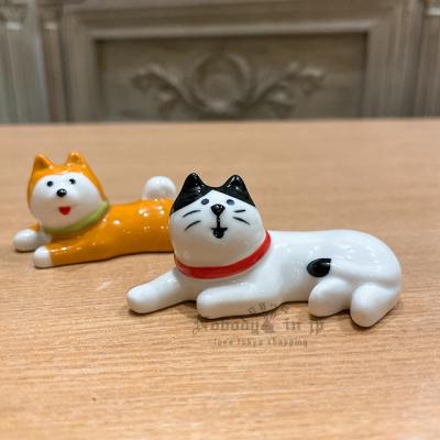 加藤真治DECOLE柴犬陶瓷筷架 特價出清現貨原價135