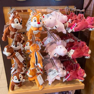 迪士尼樂園奇奇/蒂蒂/熊抱哥/火腿豬/維尼/米奇/101忠狗/帕斯卡夾式吊飾-10月中出貨 預購