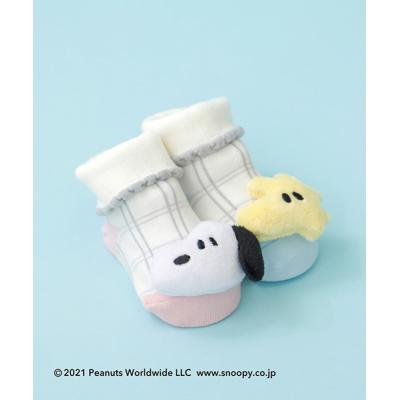 Afternoon Tea X PEANUTS 史努比IN TOKYO系列嬰兒防滑造型襪-2月底出貨 預購