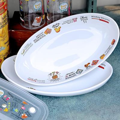 迪士尼樂園仿園區食物系列米奇米妮陶瓷深盤-2月底出貨 預購