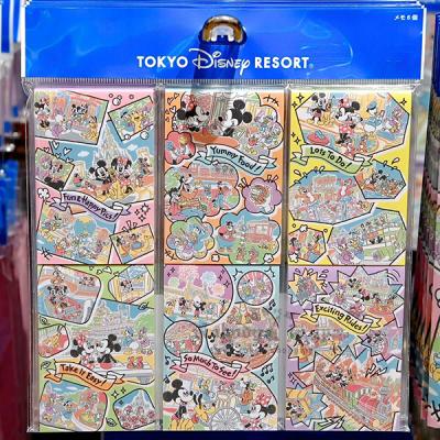 迪士尼樂園六大主題公園系列米奇米妮6入便條紙組-2月底出貨 預購