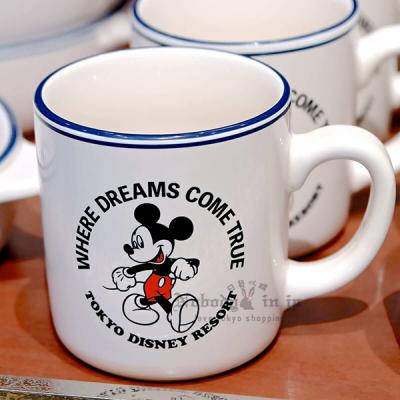 迪士尼樂園米奇圓形徽章系列陶瓷杯-5月初出貨 預購
