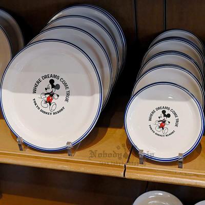迪士尼樂園米奇圓形徽章系列陶瓷盤-5月初出貨 預購
