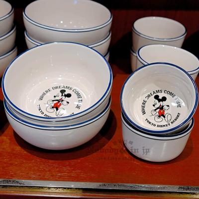 迪士尼樂園米奇圓形徽章系列陶瓷碗-5月初出貨 預購