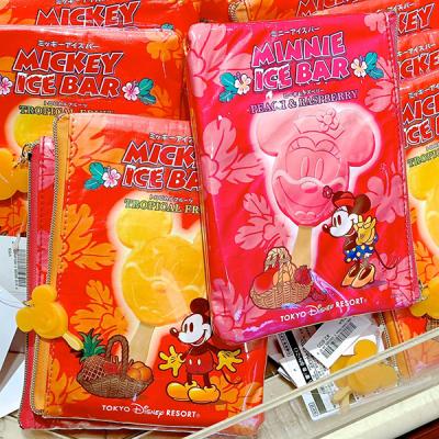 迪士尼樂園仿園區食物系列米奇米妮冰棒雙面拉鍊包-2月底出貨 預購