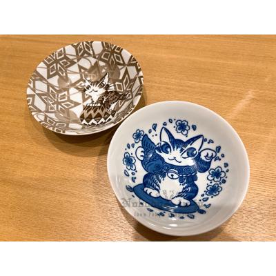 瓦奇菲爾德達洋貓雙色印刷陶瓷碗 現貨