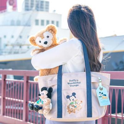 迪士尼樂園sea限定米奇達菲航行日記系列肩背包-5月初出貨 預購