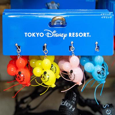 迪士尼樂園米奇氣球造型4入夾式/耳針耳環組-5月初出貨 預購