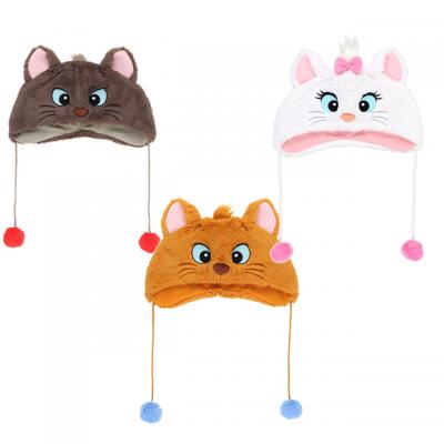 迪士尼樂園秋冬新品瑪麗貓系列柔軟保暖帽-10月中出貨 預購