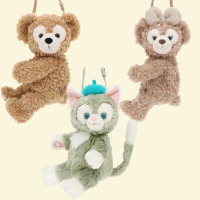 迪士尼樂園sea限定達菲/雪莉玫/傑拉托尼/史黛拉側坐斜背包-10月中出貨 預購