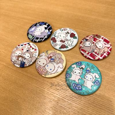 SAN-X憂傷馬戲團圓形刺繡別針 特價現貨 原價175