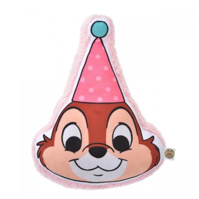 迪士尼 STORE 奇奇蒂蒂80週年生日派對特集 奇奇蒂蒂生日帽雙面抱枕-5月中出貨 預購