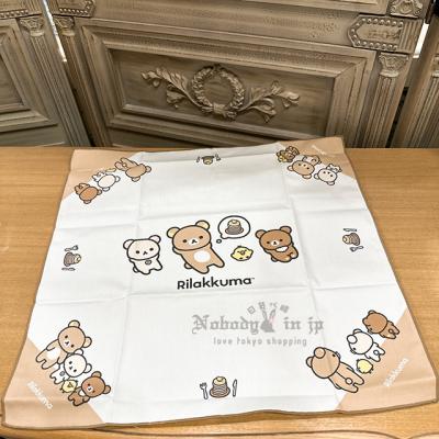 日本製SAN-X懶熊 懶妹 小雞抗菌加工43X43公分包巾 特價現貨 原價250