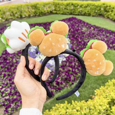 迪士尼樂園仿食物米奇漢堡 刈包造型髮箍-10月中出貨 預購