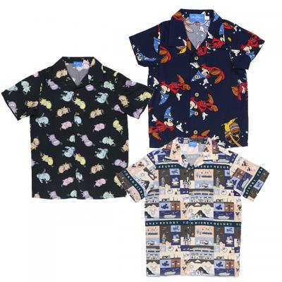 迪士尼樂園米奇魔術師 阿拉丁 園區場景短袖襯衫-10月中出貨 預購