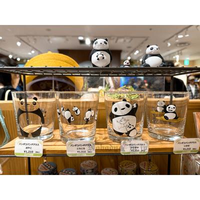 宮崎駿熊貓家族透明玻璃杯(VIP下標限定請勿自行下單)