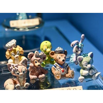 迪士尼樂園達菲 雪莉玫 傑拉托尼 史黛拉 玲娜貝兒 可琦安 奧樂米拉水鑽公仔-11月底出貨 預購