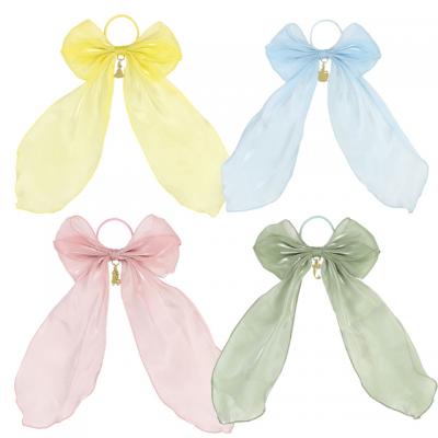迪士尼樂園公主系列愛莉兒 貝兒 樂佩 仙杜瑞拉大蝴蝶結髮圈-10月中出貨 預購