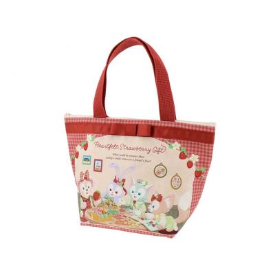 迪士尼樂園草莓禮物系列達菲 雪莉玫 傑拉托尼 史黛拉 玲娜貝兒 可琦安 奧樂米拉餐廳手提包-10月中出貨 預購