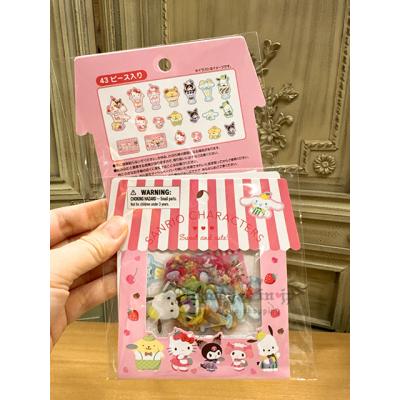 SANRIO  Melody/kitty/大耳狗/庫洛米/怕洽狗/大眼蛙/酷企鵝/人魚漢頓 43枚入貼紙 特價現貨 原價...