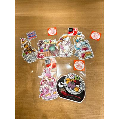 B-SIDE LABEL 可愛印刷防水UV加工M號貼紙 特價現貨 原價120