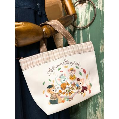 迪士尼樂園秋天的故事書系列達菲 雪莉玫 傑拉托尼 史黛拉 玲娜貝兒 可琦安 奧樂米拉 餐廳手提袋 現貨