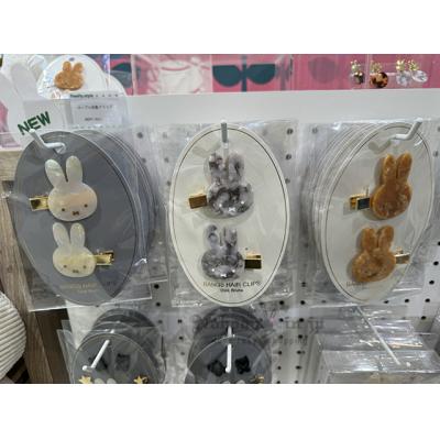 Miffy米菲兔貝殼寶石風2入髮夾組(VIP下標限定請勿自行下單)