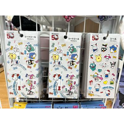 DAISO X Sanrio50週年裝飾貼紙(VIP下標限定請勿自行下單)