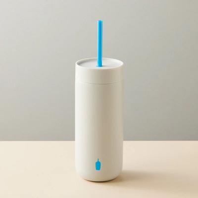 BLUE BOTTLE藍瓶Fellow系列473ml防漏陶瓷塗層吸管不銹鋼杯(VIP下標限定請勿自行下單)