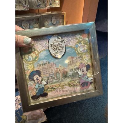 迪士尼樂園夢幻泉鄉海洋Hotel系列附展示框3入別針組1800特價(VIP下標限定請勿自行下單)