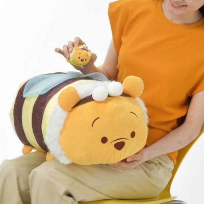 迪士尼STORE 蜜蜂日特集2024 TSUM TSUM蜜蜂維尼L號絨毛大娃娃(VIP下標限定請勿自行下單)