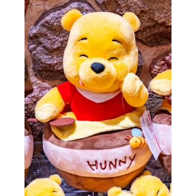 迪士尼樂園小熊維尼蜂蜜罐絨毛娃娃-11月底出貨 預購