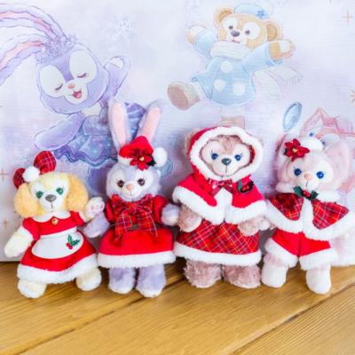 迪士尼樂園達菲家族2024聖誕節系列站姿絨毛吊飾-11月底出貨 預購
